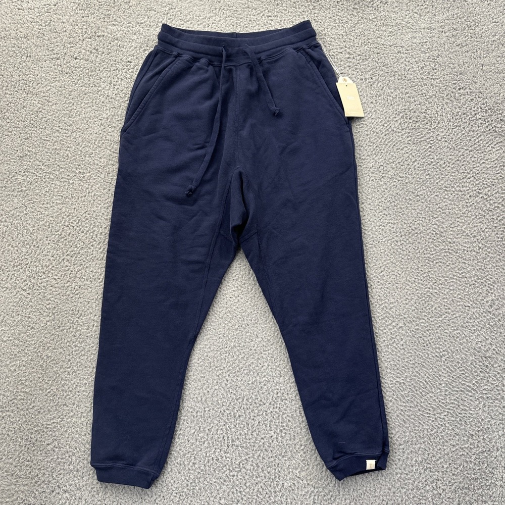 NWT Tkees Core Jogger Pants Navy Blue Cotton Lounge Comfort Women's 0 XS